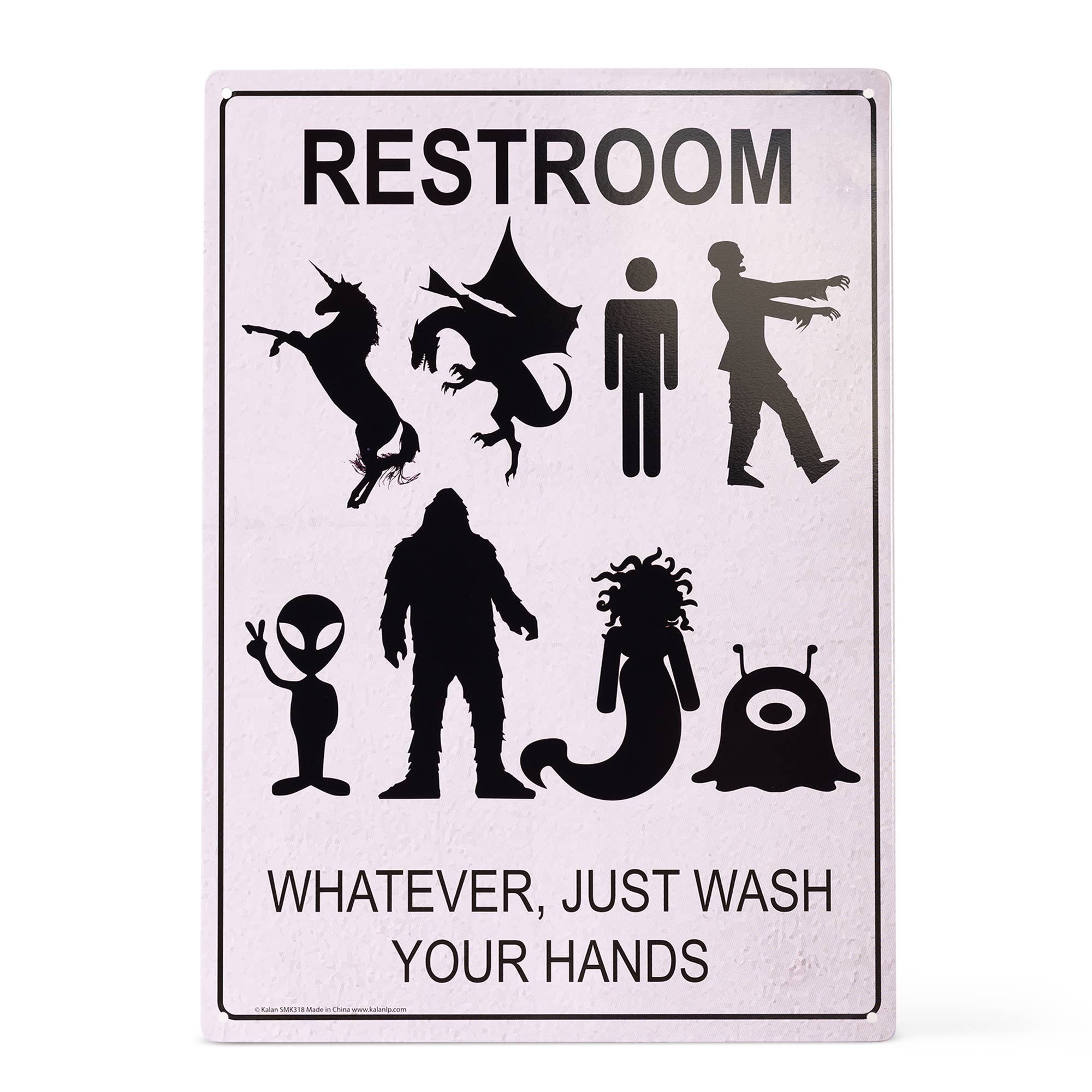 Kalan – wholesale Sign – Just Wash Your Hands Metal Sign2