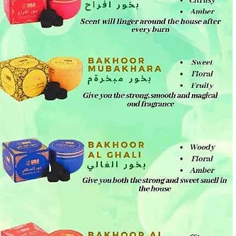 COLLECTION PACK SOLO BAKHOOR (Lot de 8 paquets de 40g) pour la vente par Hamidi Oud & Perfumes