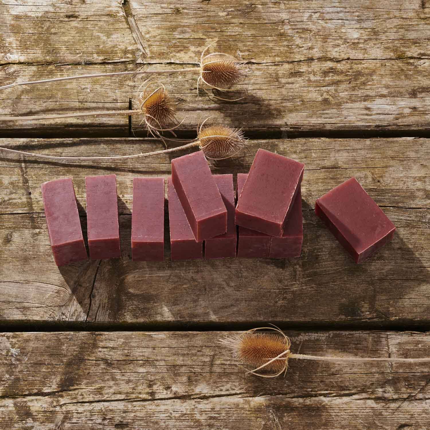 Heyland & Whittle – Engroshandel Sæbestykke – Vintage Rose Sæbebrik - Skåret1