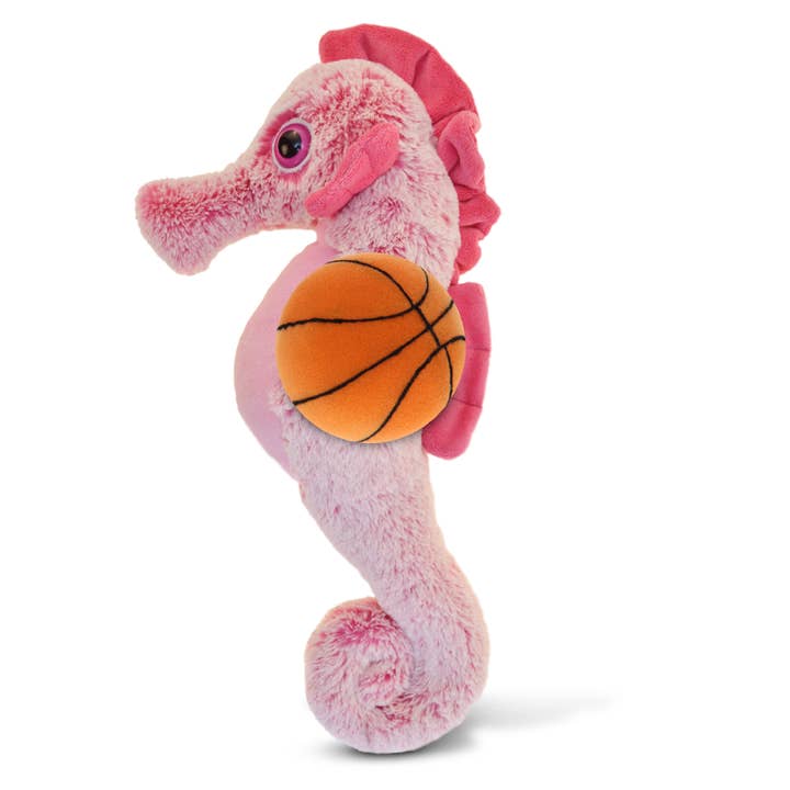 Cota Global – Großhandel Kuschel-/Plüschtier – Kind & Baby – Plüsch-Basketball - Superweiches Plüsch - Seepferdchen