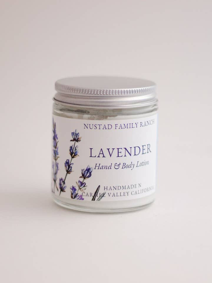 Lavender Hand & Body Lotion 4oz for wholesale by Nustad Family Ranch