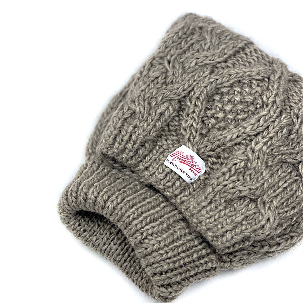 Milltown Brand - Wholesale Pet Sweater - Dog - Fisherman Cable Knit Dog Sweater - Beige6