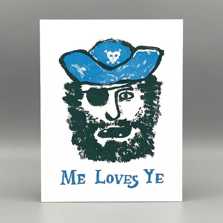 Me Loves Ye - Humorous Love Card for wholesale by Westland Press