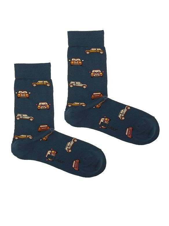 MINIS BLUE SOCK for wholesale by Full Colour