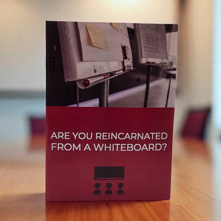 "Bemærkelsesværdigt Pop-Up Kort – Sjovt Whiteboard Ordspil" for engroshandel hos Cardstalked