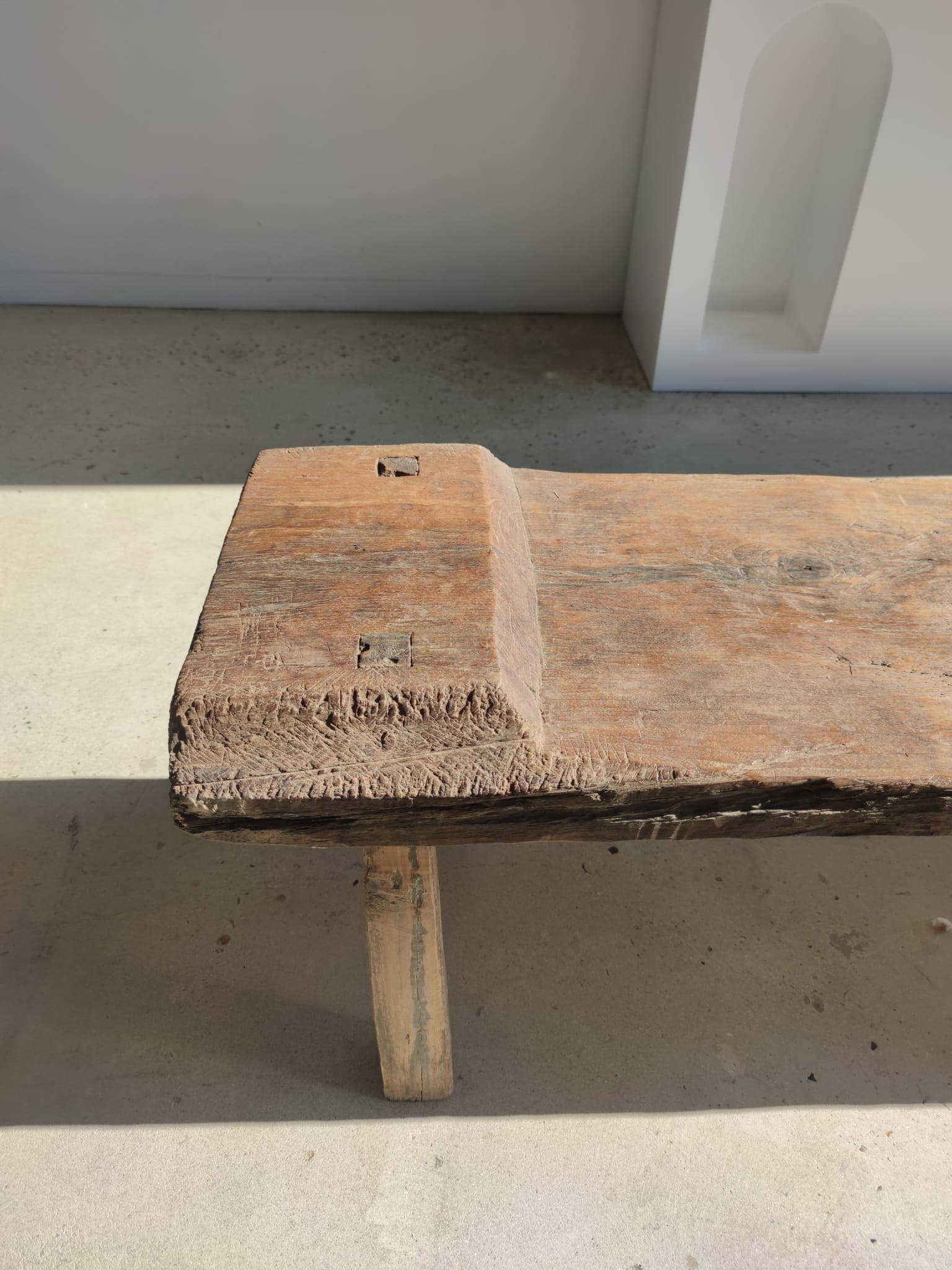 Office Objets - Wholesale Bench - Very large antique teak bench H:50cm L:2m0654