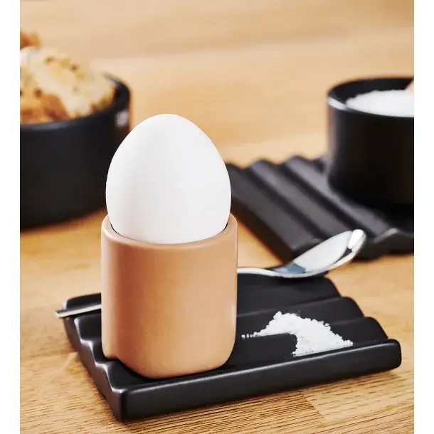 Lübech Living - Wholesale Bath Soap Dish - Wave Tile / Soap Tray, Light Brown Matte5