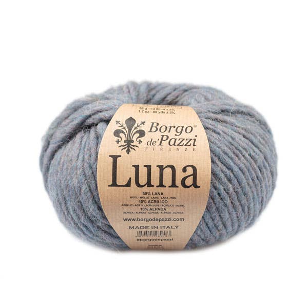 Borgo de' Pazzi - Firenze – Fio por atacado – Luna - Fio de lã multiuso em pacote com 10 novelos de 50 g43