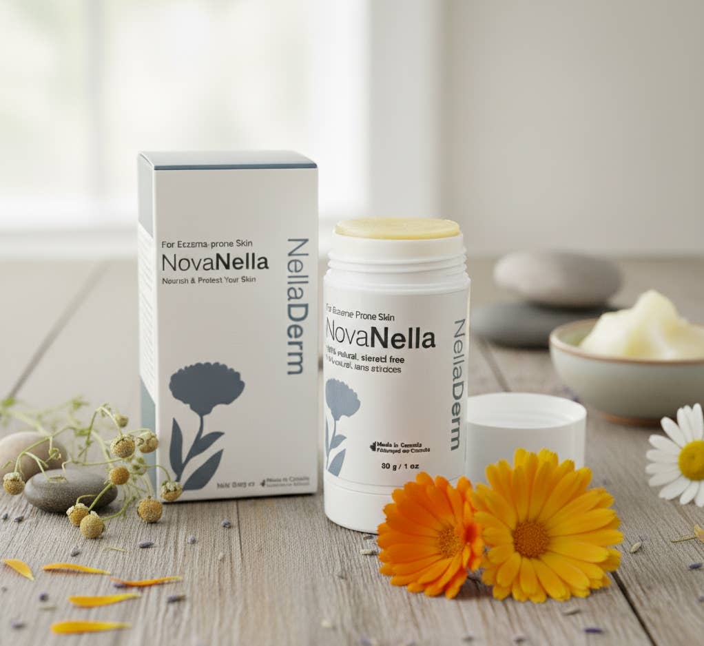 NellaDerm Therapeutics - Wholesale Behandeling van eczeem - NovaNella - Premium Eczeem Balsem (100% Natuurlijk - 30 ml)