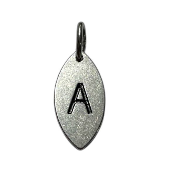 Stainless Steel Charm - A for wholesale by Instinct UK