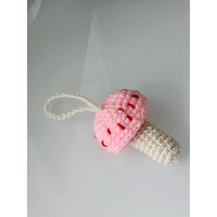 TOMOPOD LLC - Wholesale Lip Balm Case/Holder - Crochet Mushroom Chapstick Holder, Cute Mushroom Bag Charm