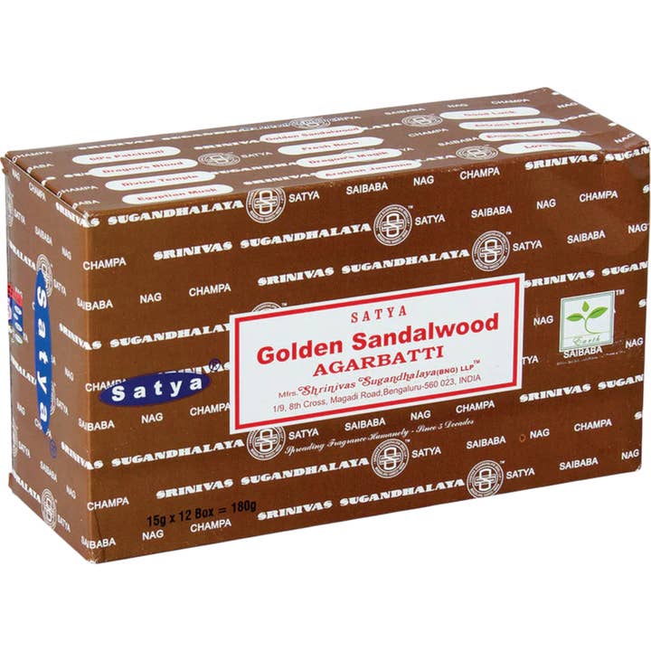 Cow Crack Wholesale - Wholesale Incense - Satya Golden Sandalwood Incense