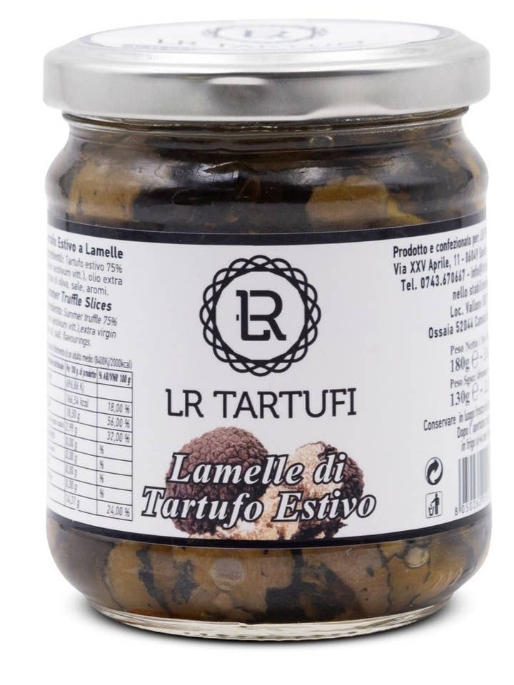Lamelles de truffe d' été 180gr - LR Tartufi pour la vente par LuxFood-Shop