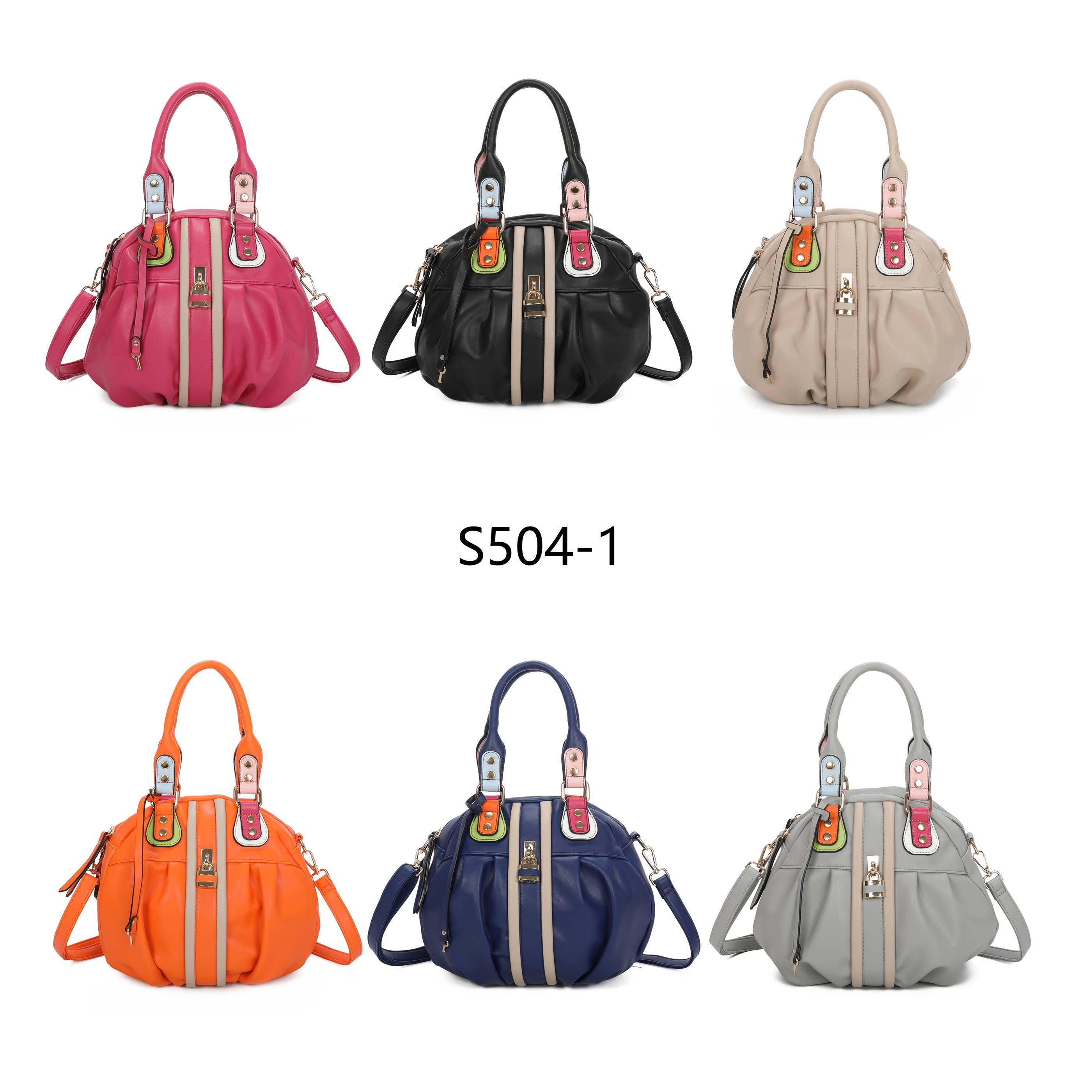 Superbia - Vente Sac à main avec poignée sur le dessus – femme - Sac Citrouille Double Fermeture Éclair Multicolore Superbia Soft 504-11
