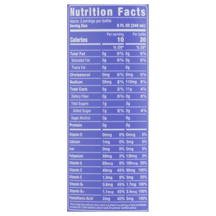 Everyday Supply Co - Wholesale Flavored/Infused Water (Non-Carbonated) - Roar Organic - Water Og2 Blkbry Lemonade - CS of 12-18 FZ1