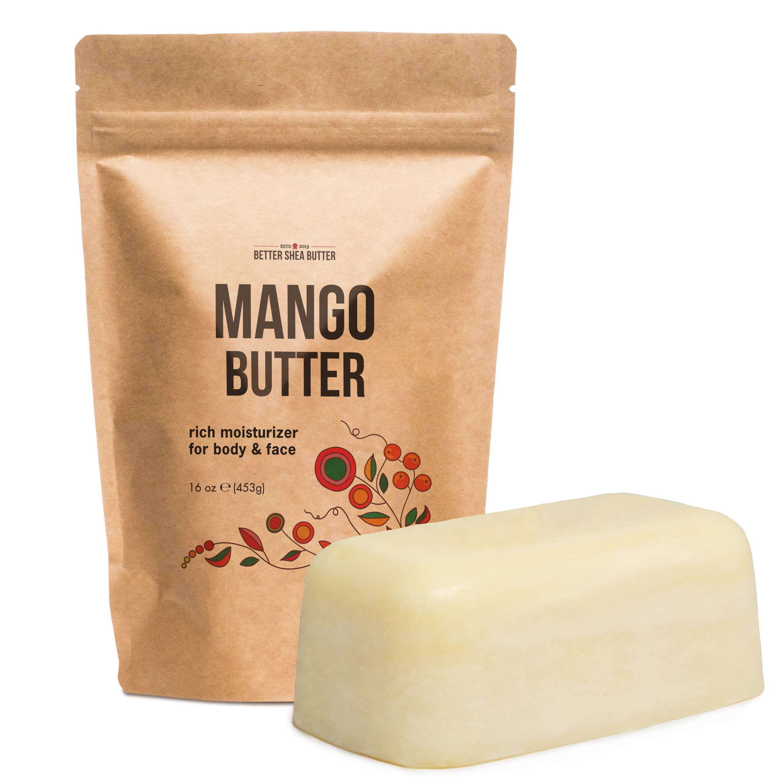 Better Shea Butter - Wholesale Body Balm/Butter - Mango Butter (1 lb)3