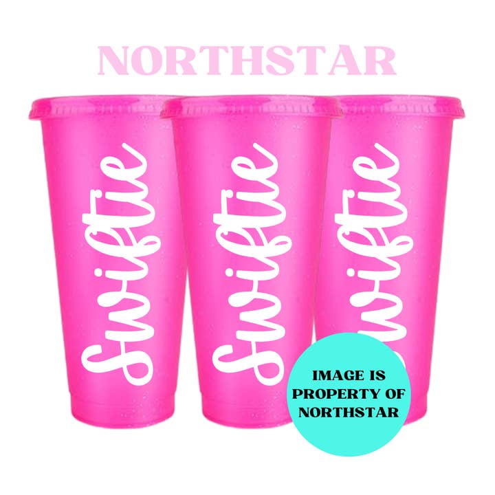 Northstar - Wholesale Insulated Mug/Tumbler - Swiftie 24 oz Glitter Travel Cup | Swiftie Reusable Cup
