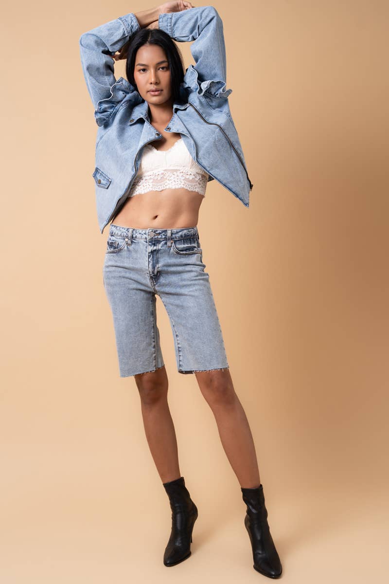 Insane Gene USA - Wholesale Shorts - Women's - MID RISE BERMUDA SHORTS1