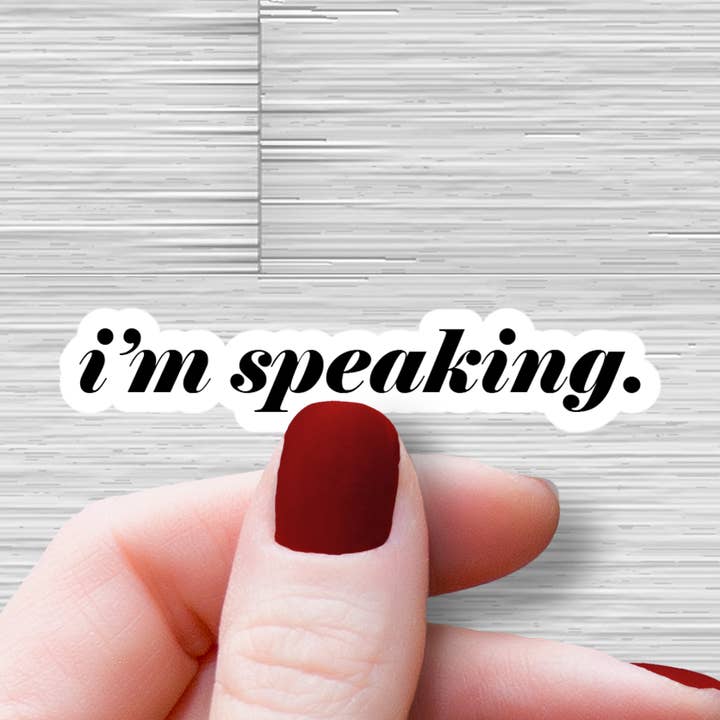 Je parle autocollant pour la vente par Felicia Nicole Design