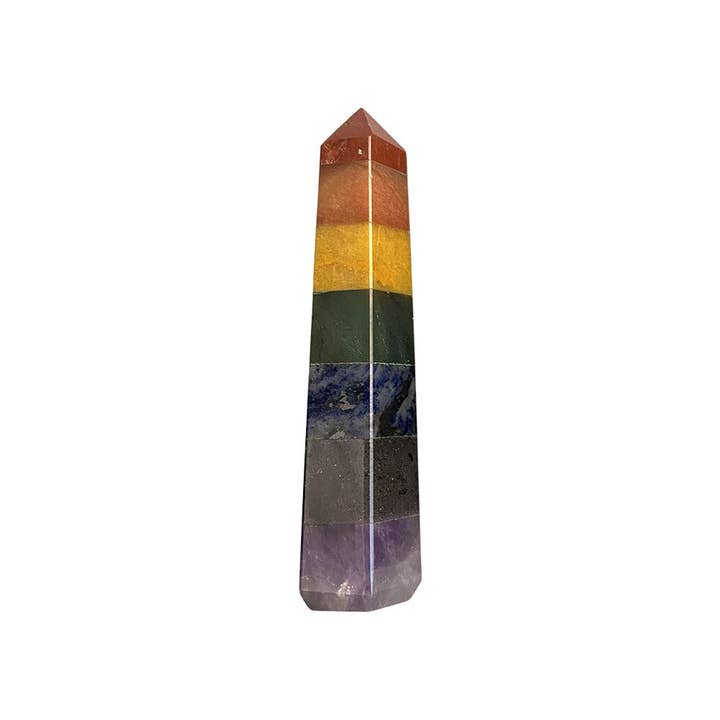 Small Obelisk Pure Crystal Tower, 5-7cm Various Gemstones for wholesale by Heaven Spring Ltd