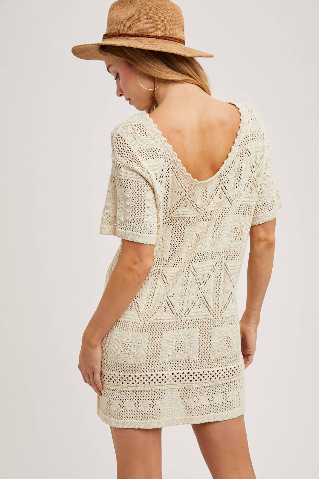 Bluivy - Vente Robe – femme - ROBE DROITE EN TRICOT AZTÈQUE23