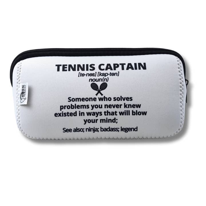 Bolsa de cosméticos Tennis Captain para venta al por mayor de Born to Rally
