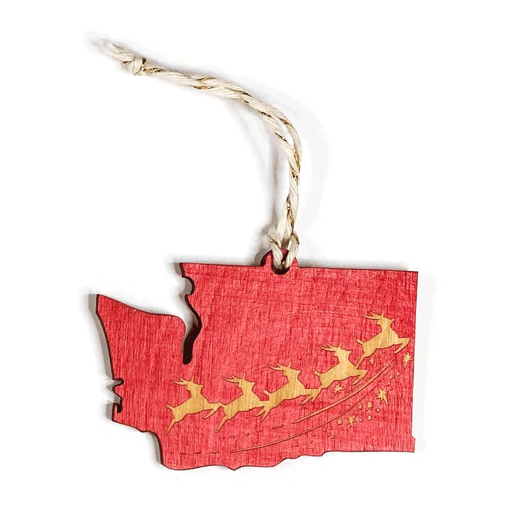 Washington Reindeer Ornament for wholesale by SnowMade