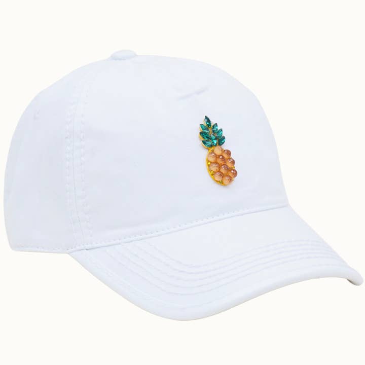 Pineapple Bling Glitz Cotton Dad Cap w/ Ponytail Opening and other Purchase Wholesale ponytail cap. Free Returns & Net 60 Terms on Faire trending on Faire.