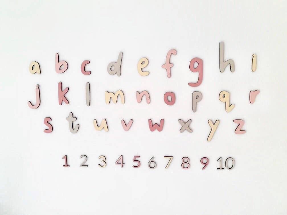Timber Tinkers – Großhandel Wanddeko - Kind & Baby – Alphabet aus Naturholz – Wanddekoration für Kinderzimmer7