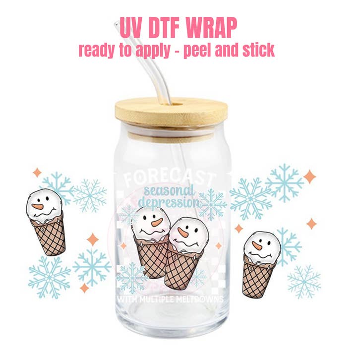 Envoltório de Copo UV DTF F #437 por atacado de One Stop Cups