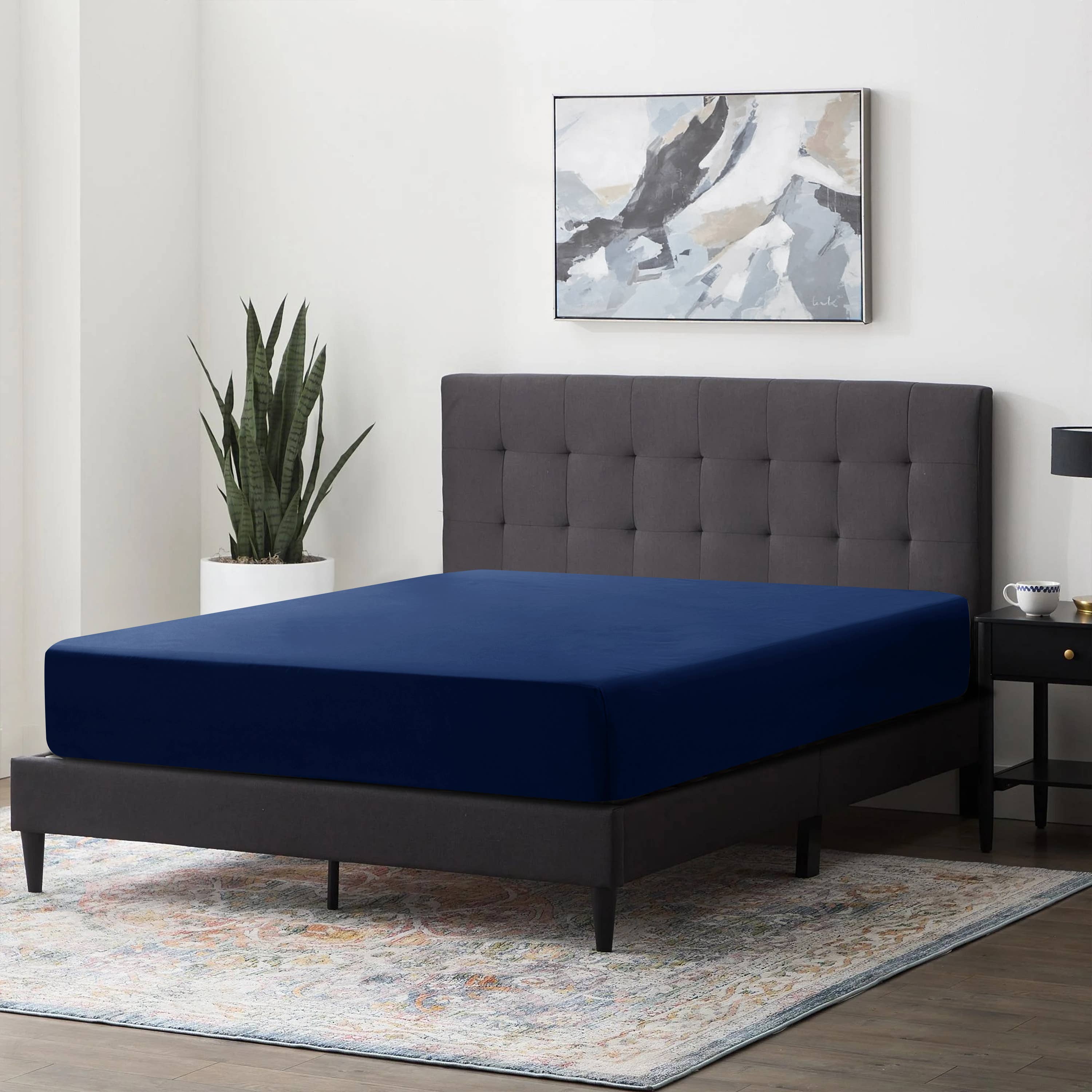 Cottonpassion_US - Vente Draps-housses - Draps-housses en microfibre douce avec bonnets extra profonds jusqu'à 40,6 cm15