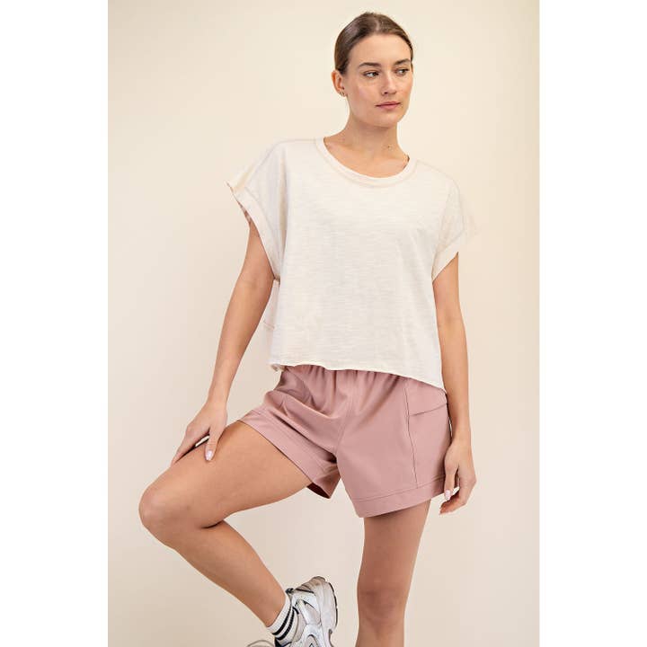 Rae Mode - Wholesale Shirt - Women's - COTTON SLUB OPEN BACK TOP16