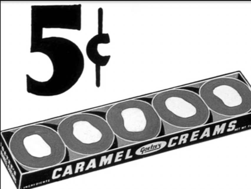 O'Shea's Candies Sweet Shop - Wholesale Retailer Display - Food & Drink - Nostalgic 1984 Original GOETZ Cow Tales® 36ct Display Box4