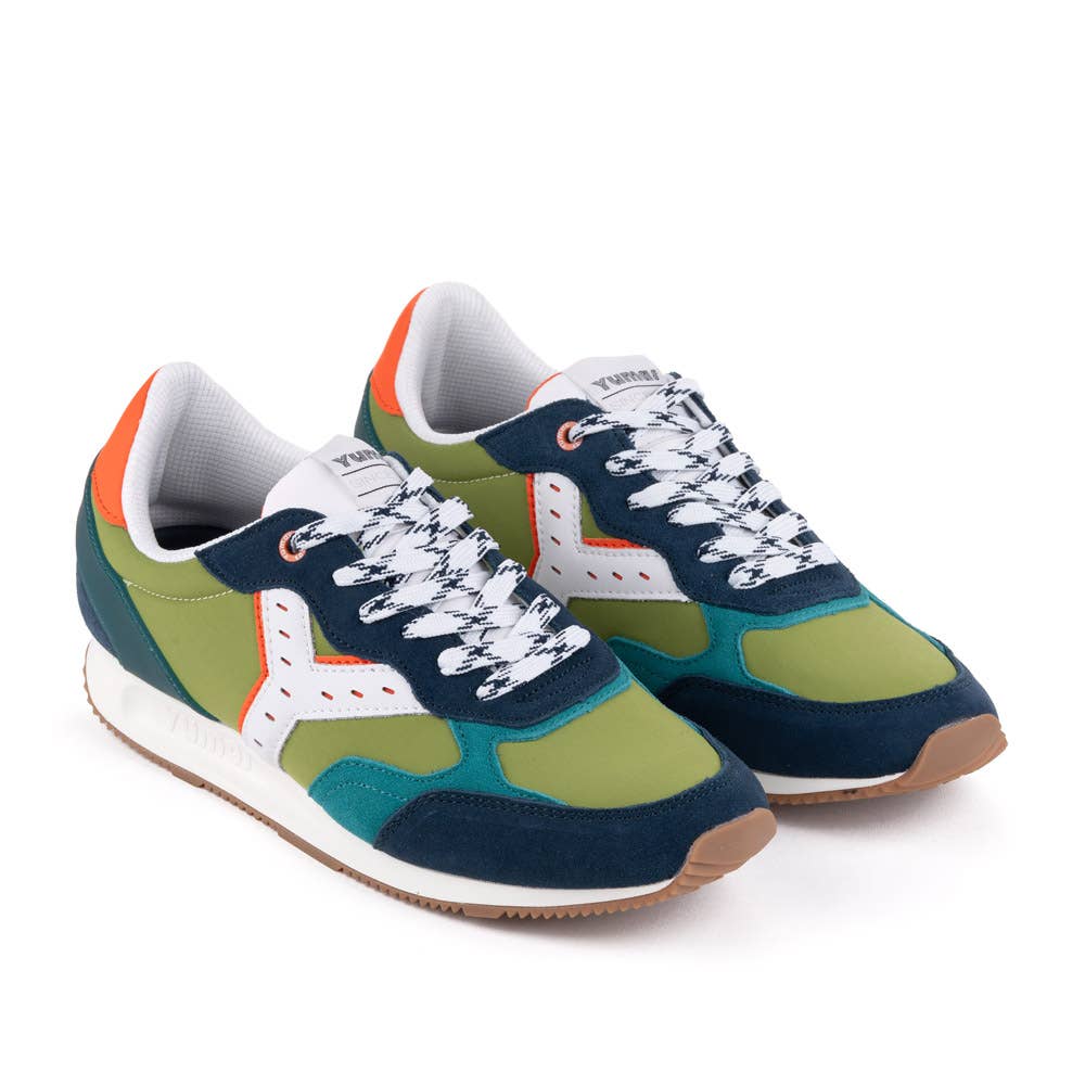 YUMAS - Venta al por mayor Zapatillas urbanas - Hombre - Zapatillas retro para hombre en color verde- Gibson.1