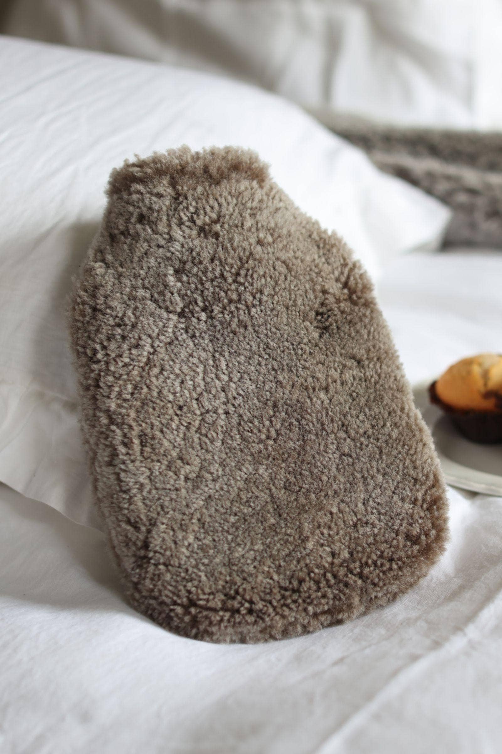 Owen Barry Ltd – wholesale Hot/cold compress – Hot Water Bottle Cover Swedish Taupe Brown | 0.8L Medium by Owen Barry1