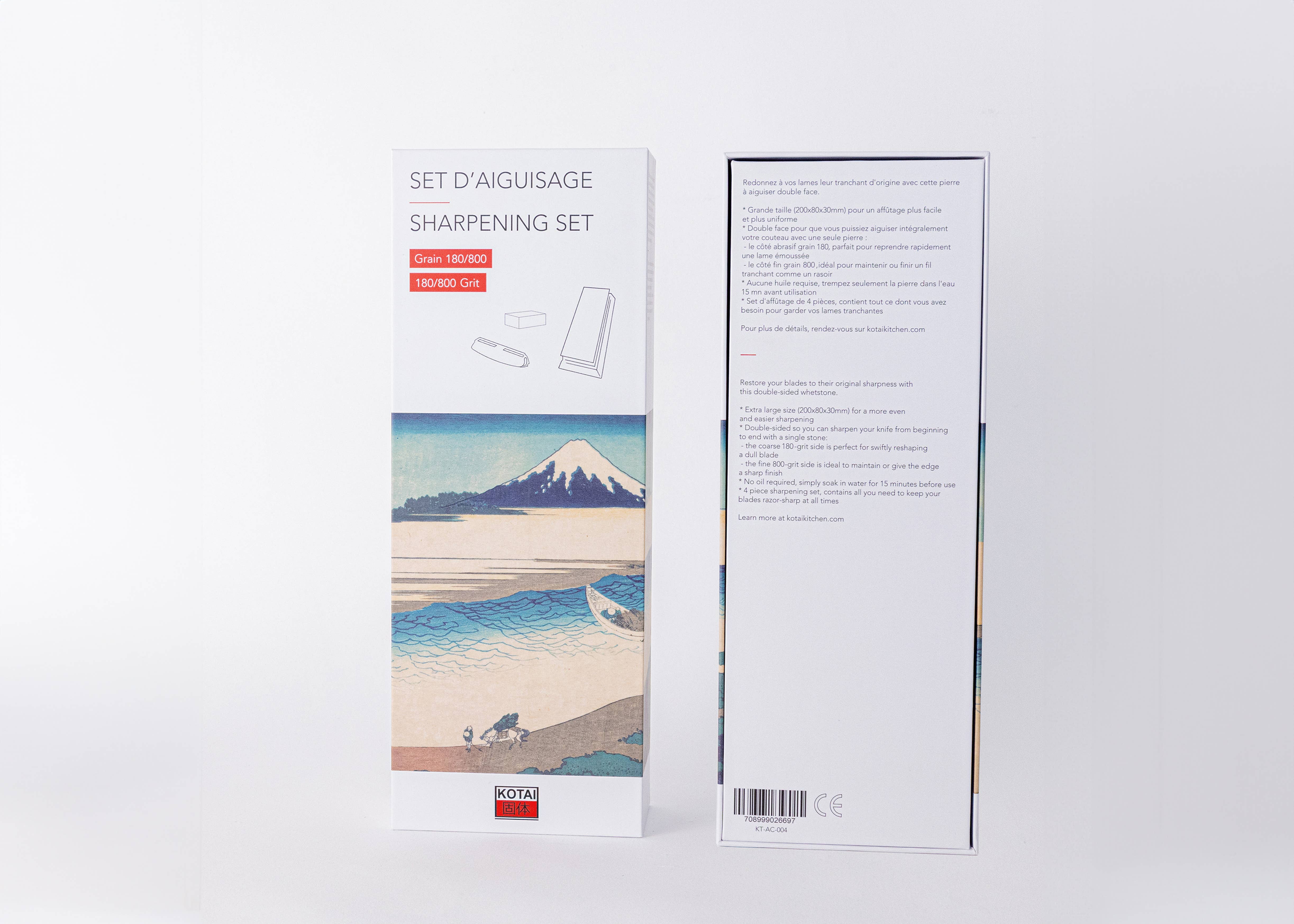 KOTAI - Wholesale Knife Sharpener - Kitchen Accessory - KOTAI Knife Sharpening Set (180/800)2