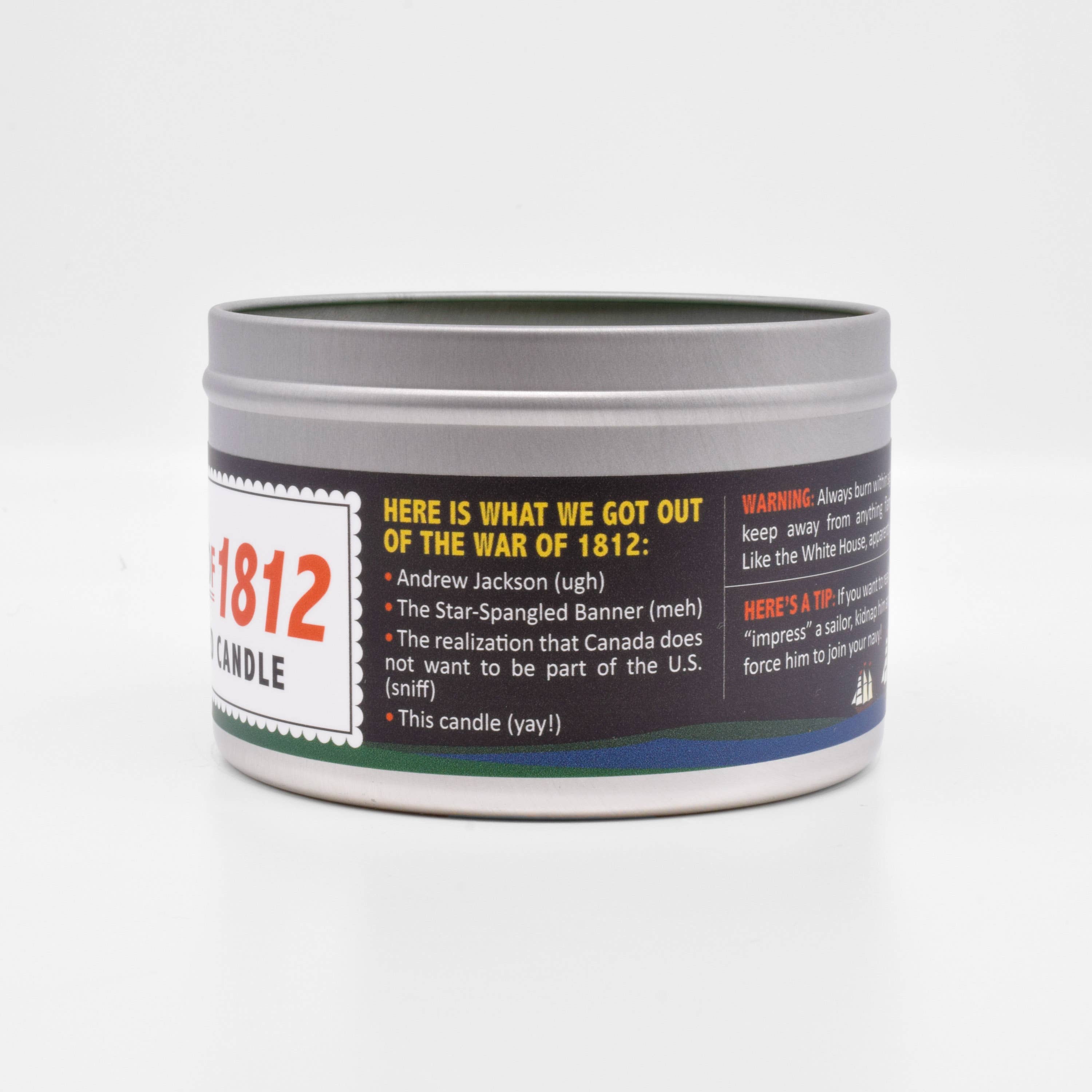 JD and Kate Industries - Wholesale Novelty Candle - War of 1812 Scented Candle2