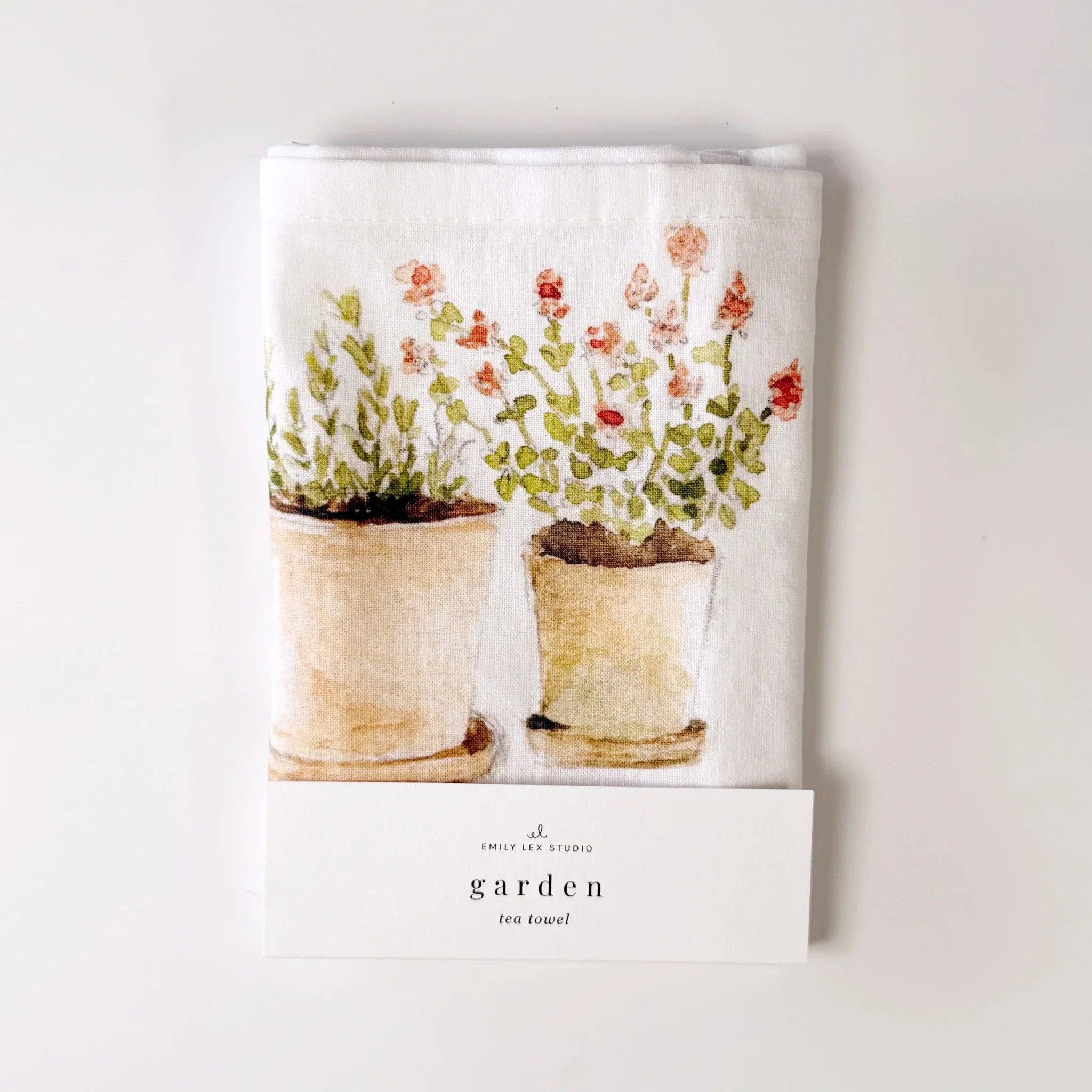 emily lex studio - Wholesale Tea Towel - garden cotton flour sack tea towel3