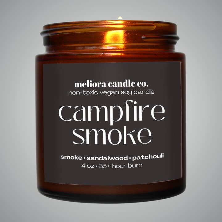 CANDLE CAMPFIRE for wholesale by Meliora Candle Company