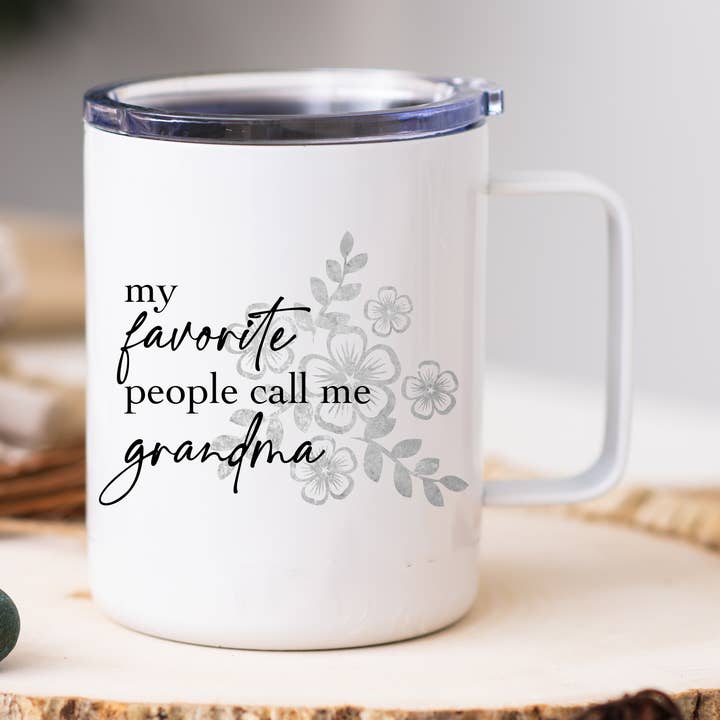 Lieblings-Oma Camping Kaffeetasse für den Großhandel von With The Grain Design Co