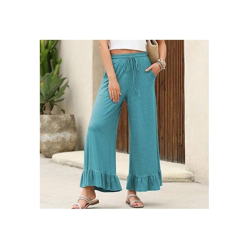 kycozy – wholesale Byxor - Dam – Byxor med utställd fåll och lös passform0