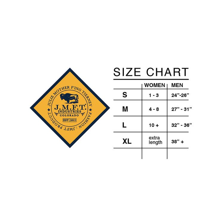 JMFT Industries - Wholesale Belt - Unisex - Hiker Belt / We ❤️ Leadville ~ Great Living @ 10,200'4