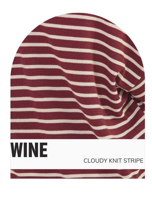 Tres Bien, Inc - Wholesale Sweatshirt - Women's - ROUND NECK CLOUDY KNIT STRIPE SWEATSHIRT3