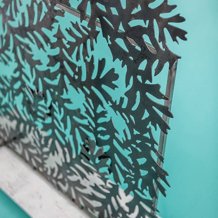 Garden Deva Sculpture Co. - Wholesale Fireplace Screen - Oak Leaf Fireplace Screen2