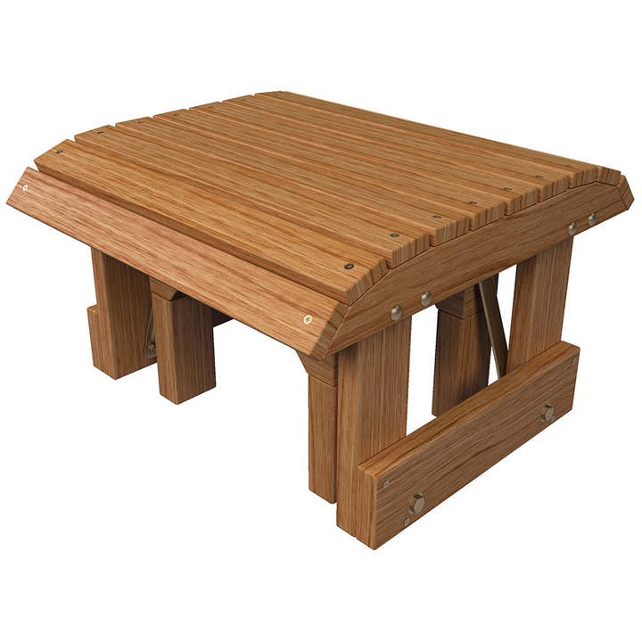 The Porch Swing Company - Wholesale Ottoman - Centerville Amish Heavy Duty Treated Gliding Ottoman