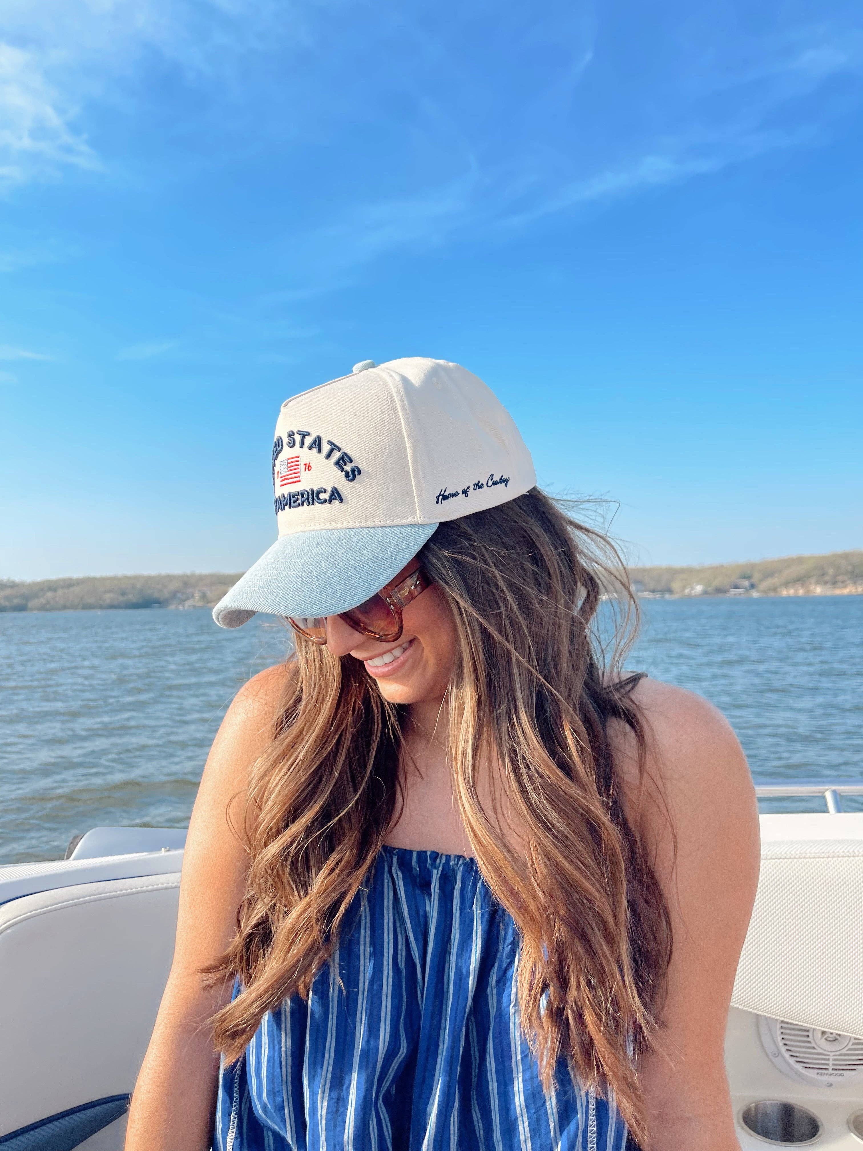 KENZKUSTOMZ - Wholesale Trucker Hat - Women's - United States of America - Denim Blue Vintage Trucker Hat4