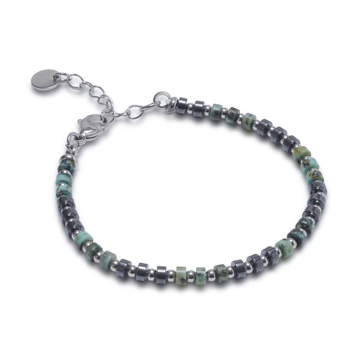 Bead Bracelet for wholesale by Midhaven Ltd - Tribal Steel