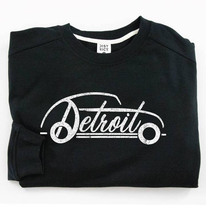 Classic Detroit Sweatshirt for wholesale by MICHIGAN VIBES