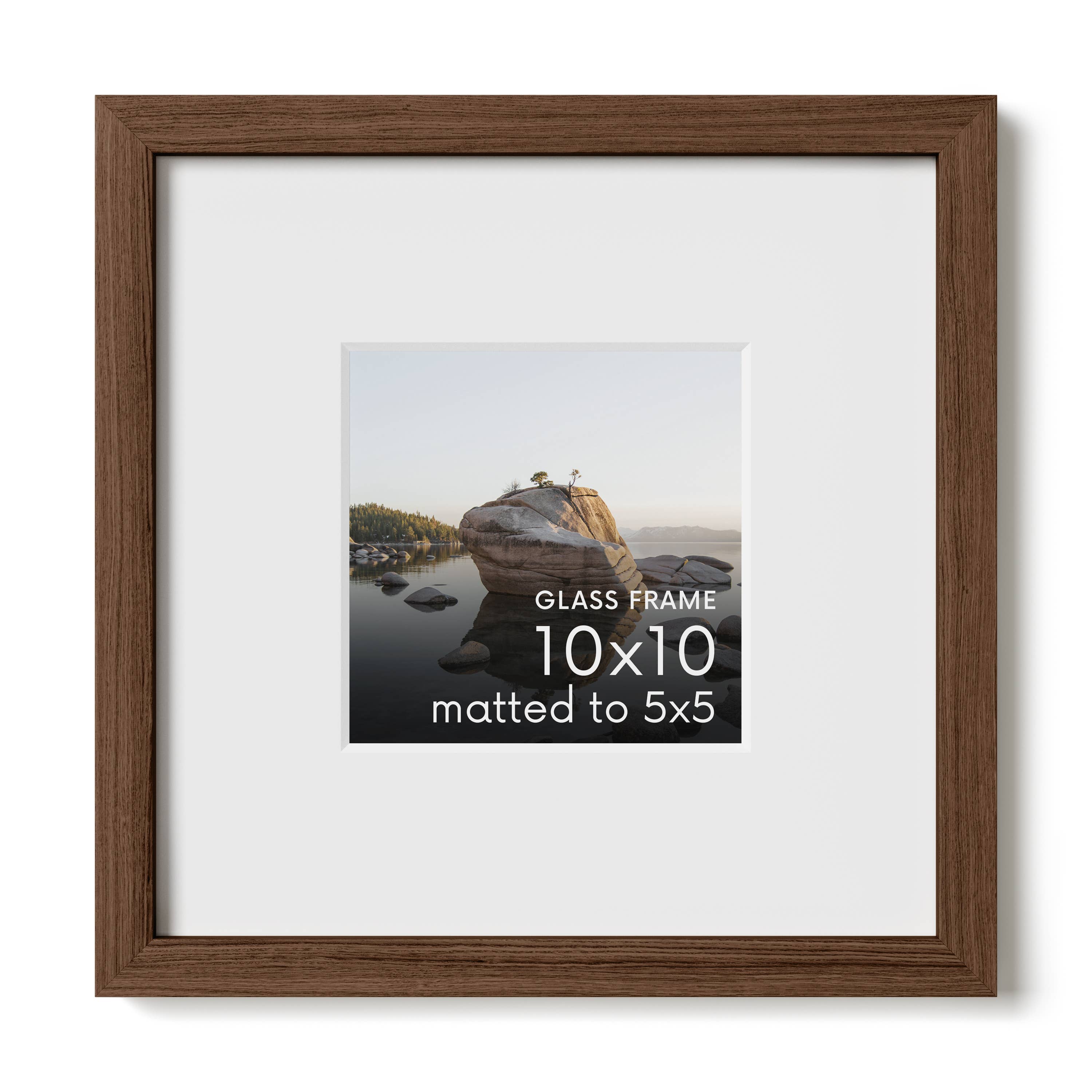Haus and Hues - Wholesale Picture Frame - Walnut Oak Frame with Glass7