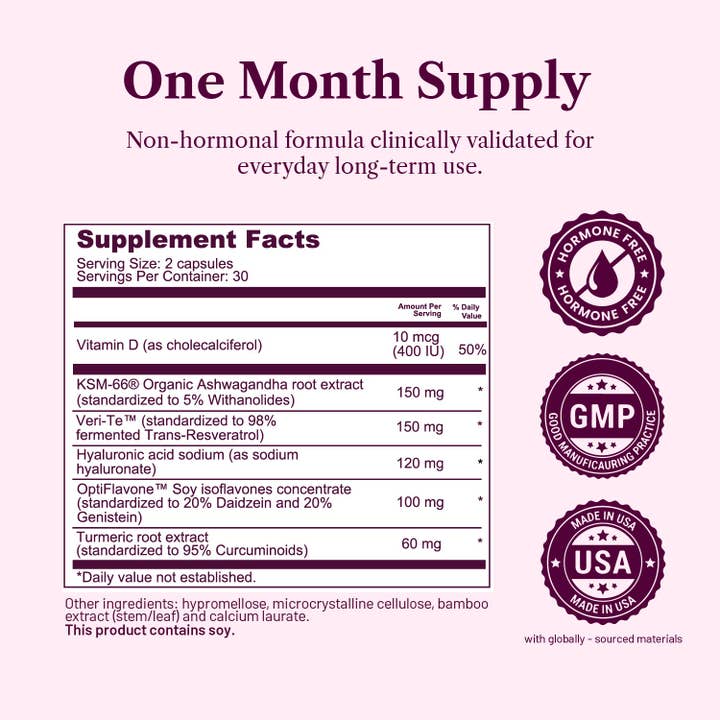 SEASON34 - Wholesale Oral Supplement/Vitamin - Menopause Bone & Joint Health – Comfort & Mobility Support8